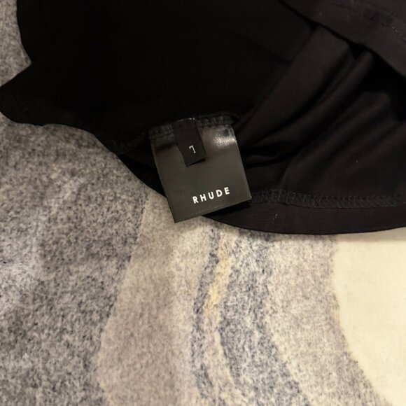 Rhude Royalty Lion Crown Black/Blue T-Shirt Men’s Size Large - Picture 4 of 4